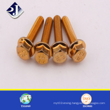 Galvanized Hex Flange Bolt (DIN6921)